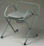 Folding Commode Open