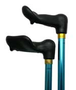 Palm Grip Cane Blue