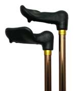 Palm Grip Cane Bronze