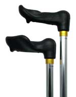 Palm Grip Cane Chrome